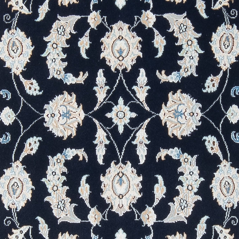 Tapis de couloir Tapis persan - Nain - Premium - 352 x 82 cm - bleu foncé