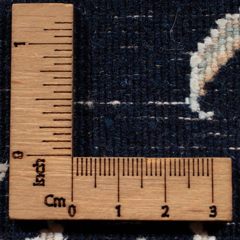 Tapis de couloir Tapis persan - Nain - Premium - 352 x 82 cm - bleu foncé