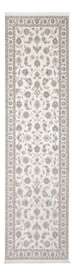 Tapis de couloir Tapis persan - Nain - Premium - 309 x 90 cm - crème