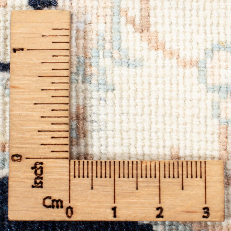 Tapis de couloir Tapis persan - Nain - Premium - 340 x 85 cm - bleu foncé