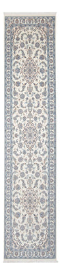 Tapis de couloir Tapis persan - Nain - Premium - 343 x 84 cm - crème