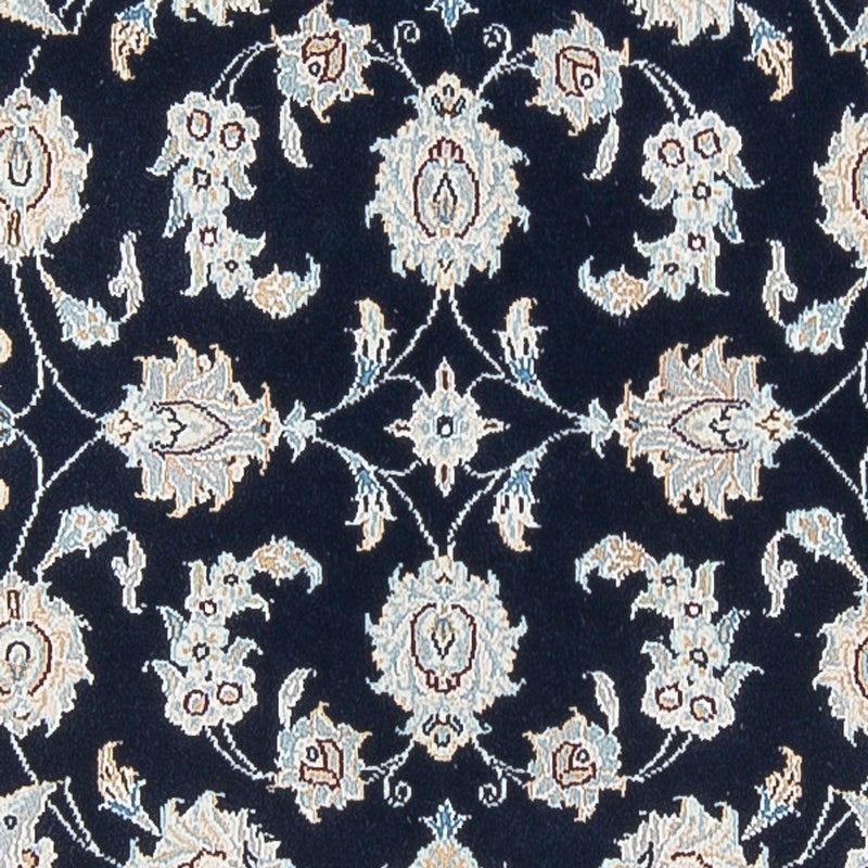 Tapis de couloir Tapis persan - Nain - Premium - 304 x 81 cm - bleu foncé
