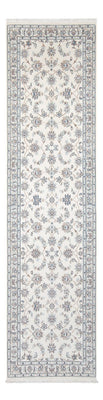 Tapis de couloir Tapis persan - Nain - Premium - 301 x 85 cm - crème