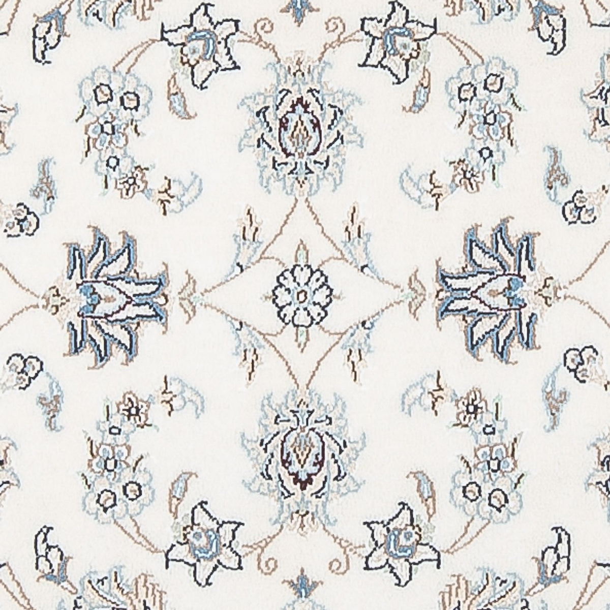 Tapis de couloir Tapis persan - Nain - Premium - 301 x 85 cm - crème