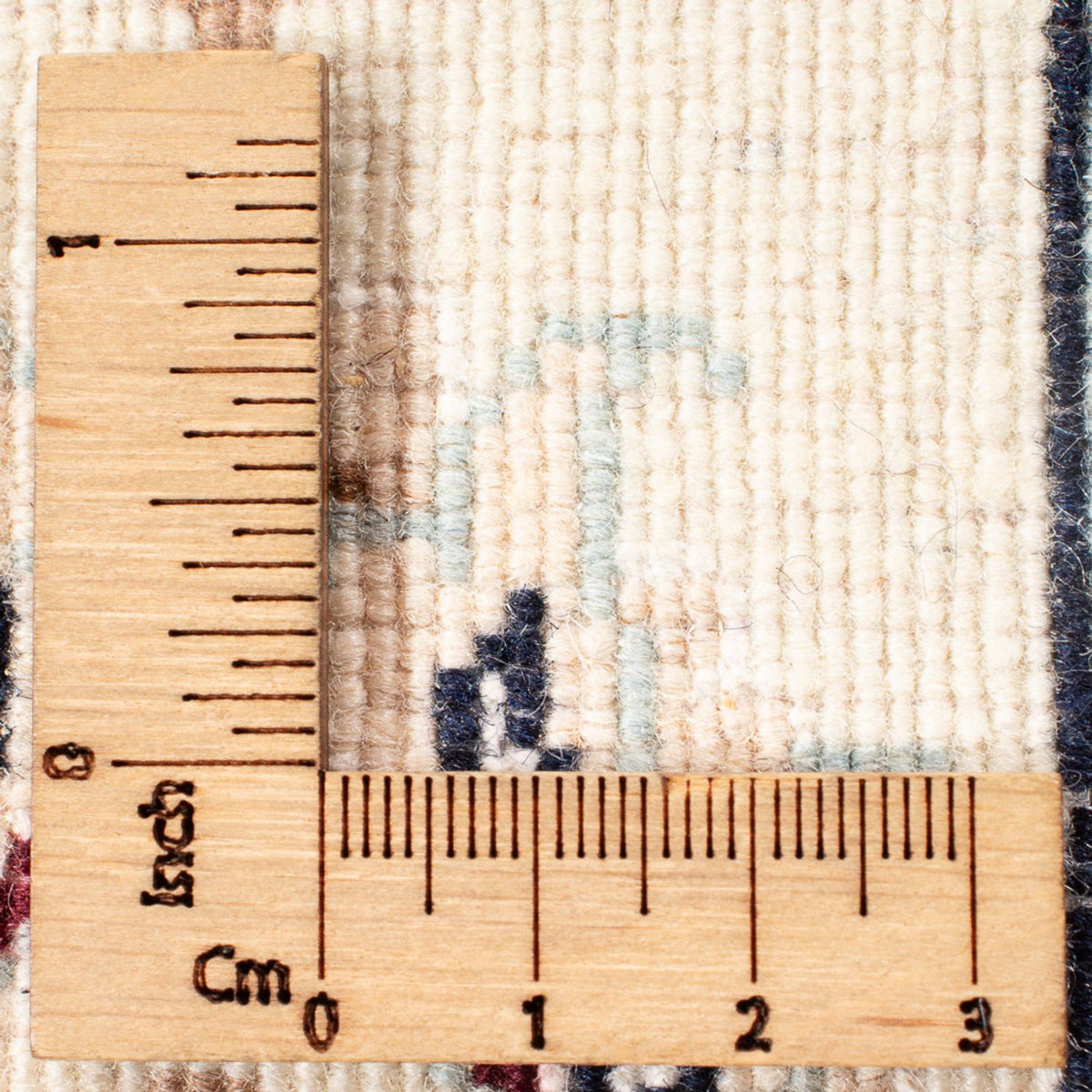 Tapis de couloir Tapis persan - Nain - Premium - 301 x 85 cm - crème