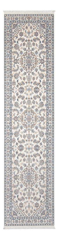 Tapis de couloir Tapis persan - Nain - Premium - 297 x 81 cm - crème