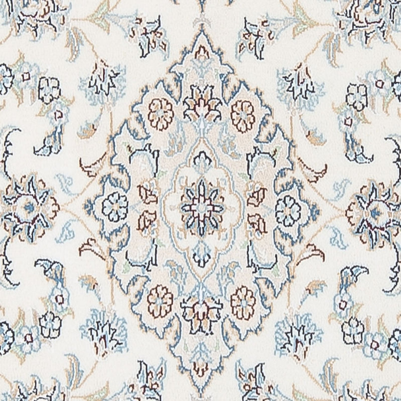 Tapis de couloir Tapis persan - Nain - Premium - 308 x 80 cm - crème