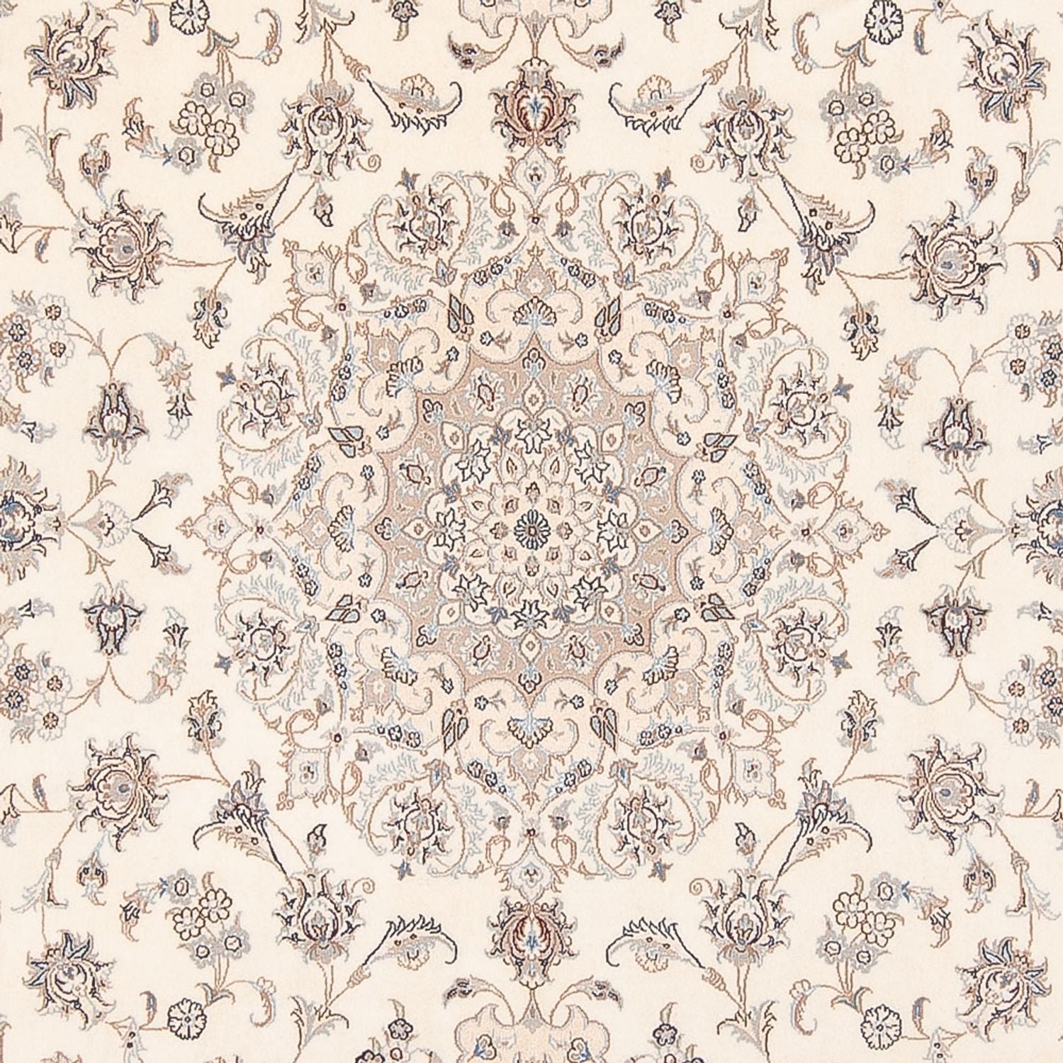 Tapis persan - Nain - Premium - 298 x 247 cm - crème