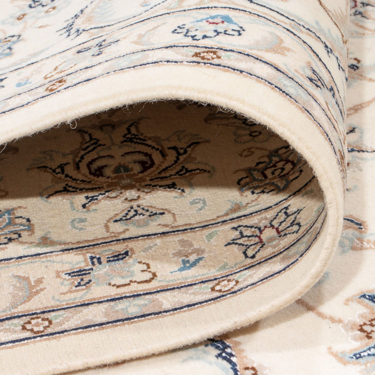 Tapis persan - Nain - Premium - 298 x 247 cm - crème