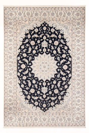 Tapis persan - Nain - Premium - 345 x 247 cm - bleu foncé