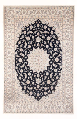 Tapis persan - Nain - Premium - 347 x 247 cm - bleu foncé