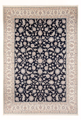 Tapis persan - Nain - Premium - 342 x 248 cm - bleu foncé