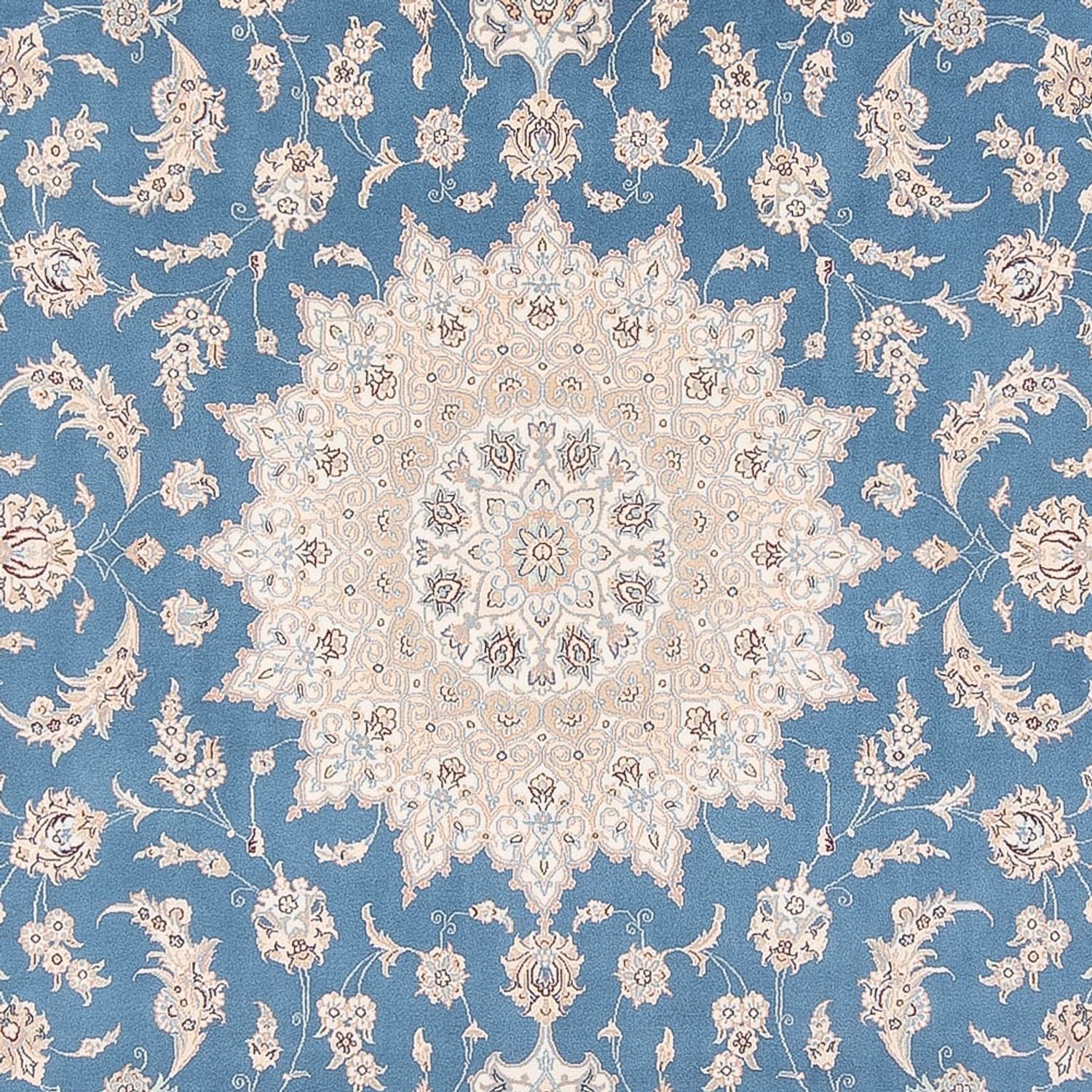 Tapis persan - Nain - Premium - 348 x 245 cm - bleu clair
