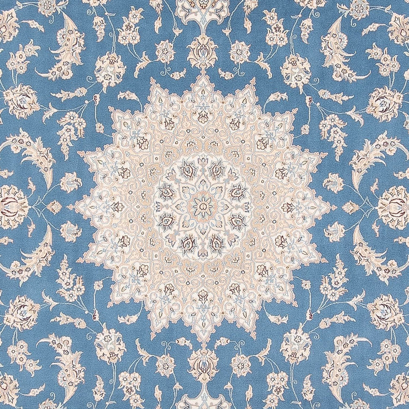 Tapis persan - Nain - Premium - 348 x 245 cm - bleu clair