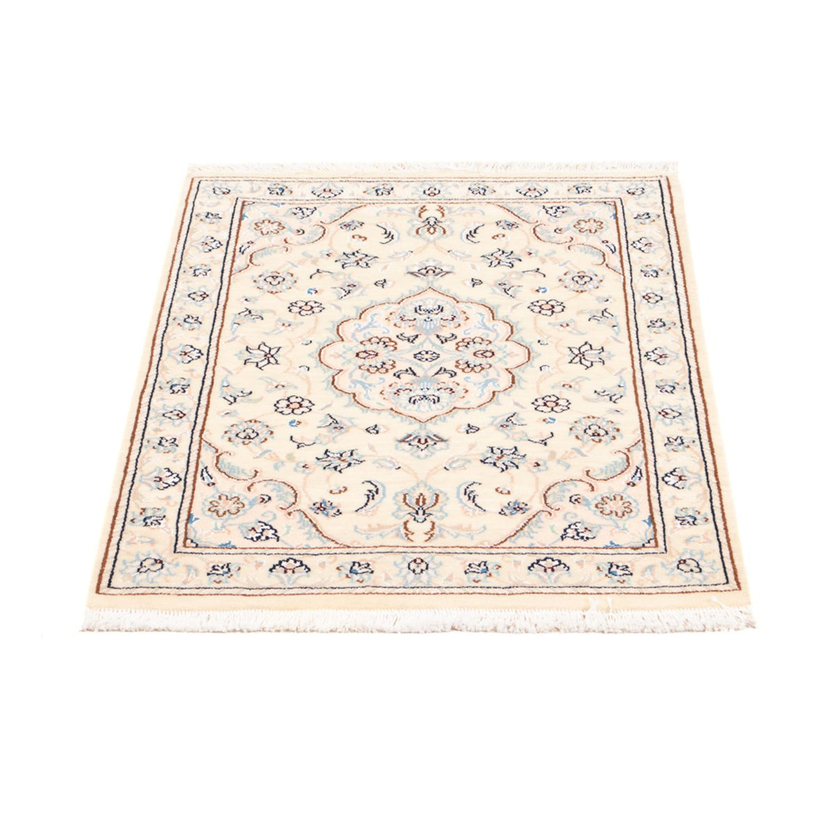 Tapis persan - Nain - 90 x 60 cm - beige