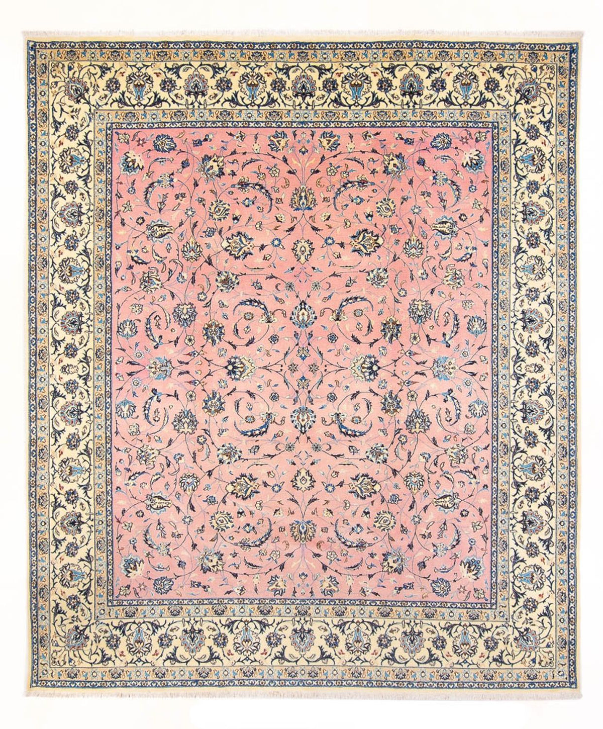 Tapis persan - Nain - Premium - 287 x 250 cm - saumon