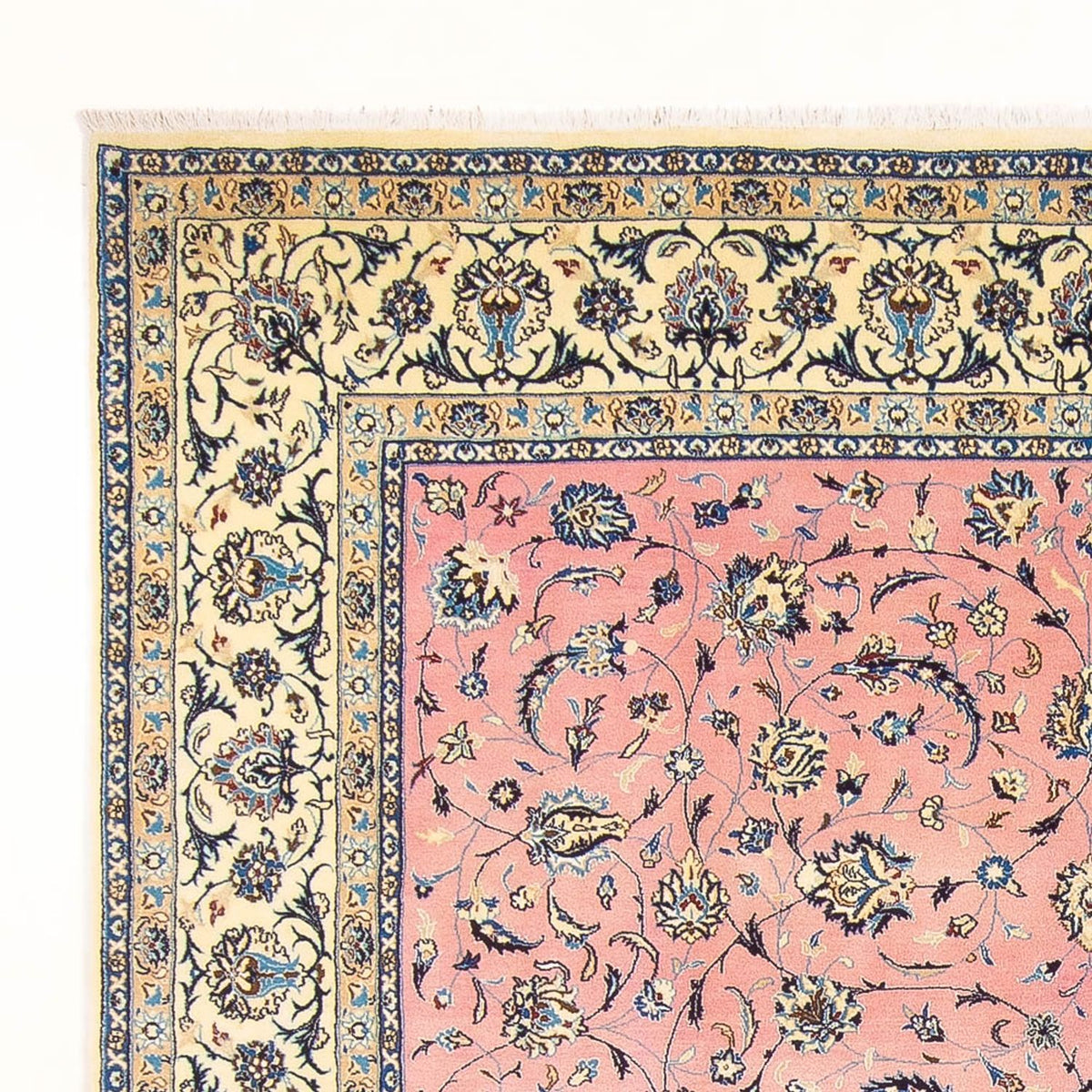 Tapis persan - Nain - Premium - 287 x 250 cm - saumon