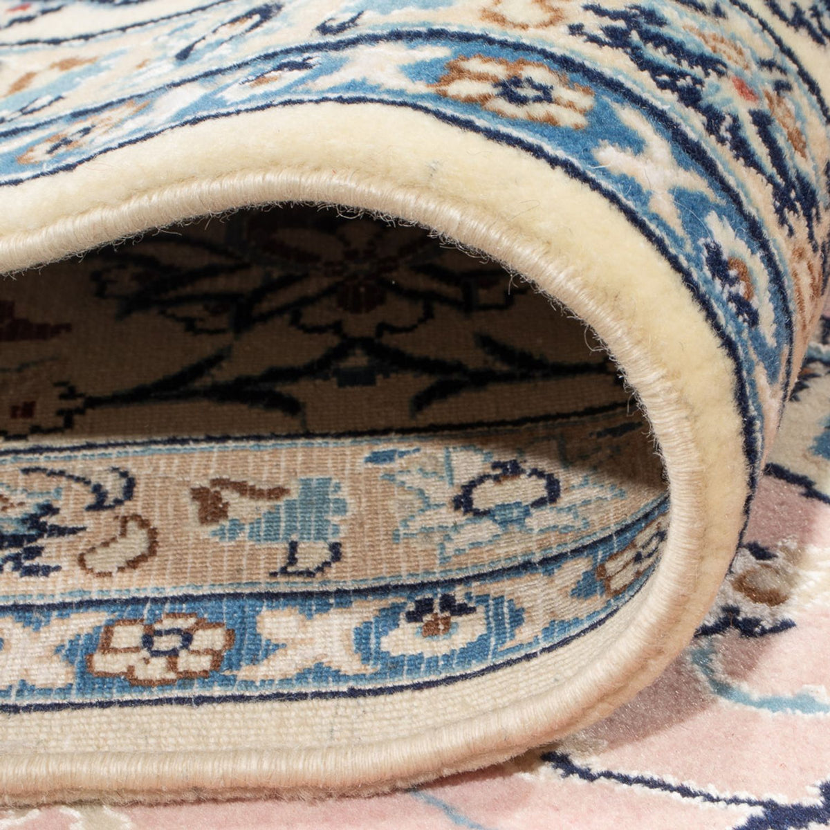 Tapis persan - Nain - Premium - 287 x 250 cm - saumon