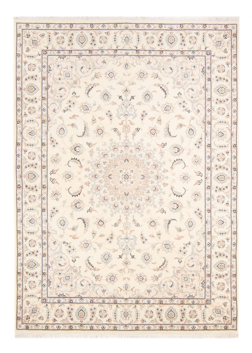 Tapis persan - Nain - 236 x 170 cm - beige