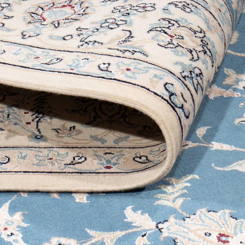 Tapis persan - Nain - 237 x 170 cm - bleu
