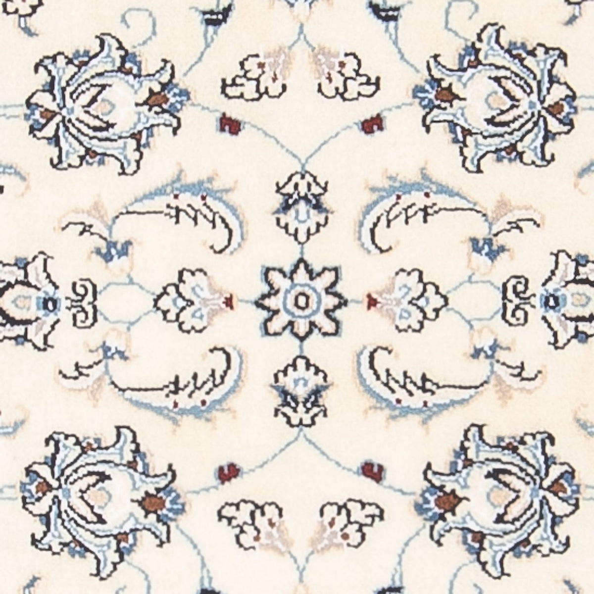 Tapis persan - Nain - 85 x 60 cm - crème