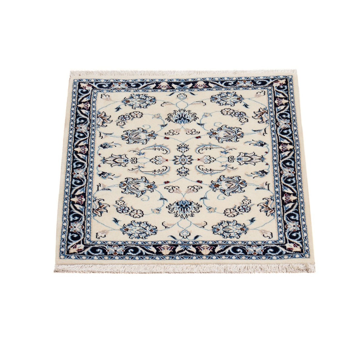 Tapis persan - Nain - 85 x 60 cm - crème