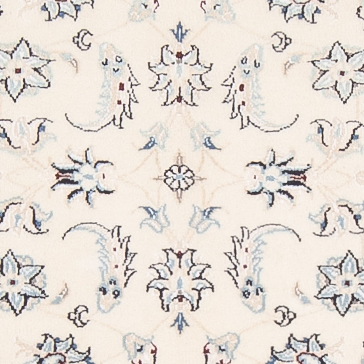 Tapis persan - Nain - 89 x 60 cm - beige