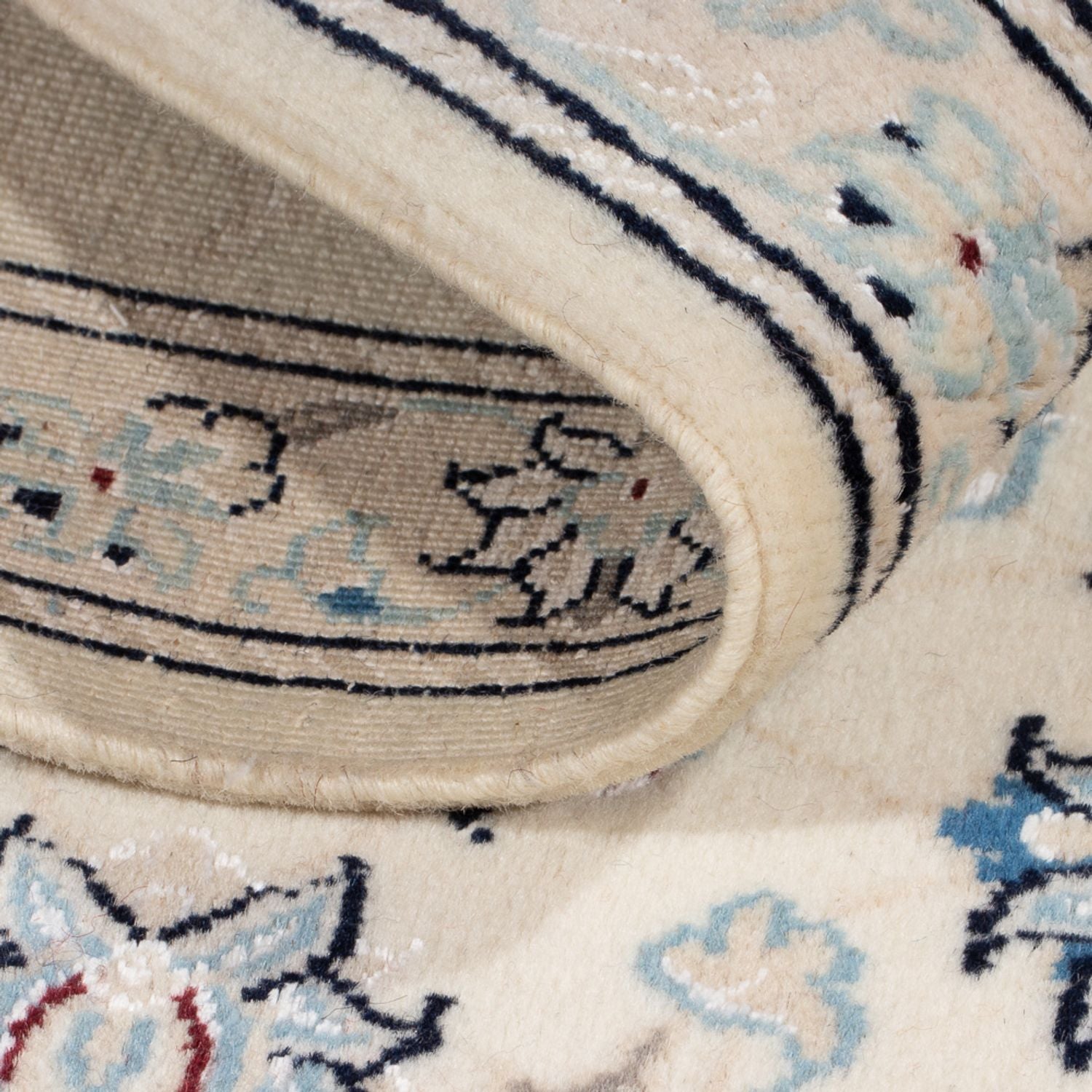 Tapis persan - Nain - 89 x 60 cm - beige