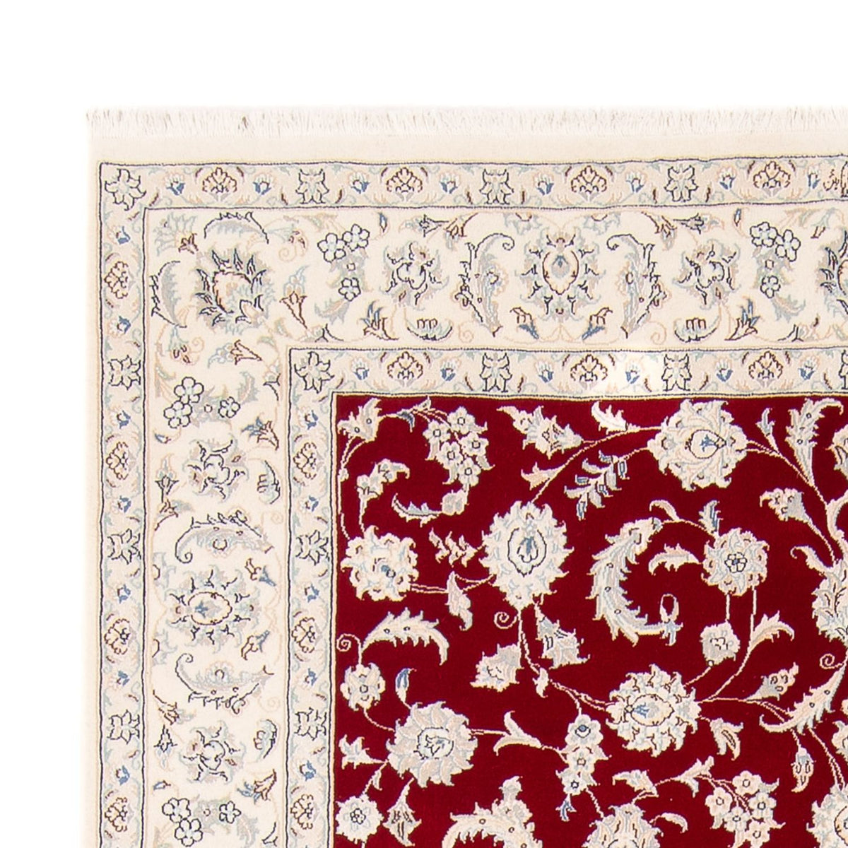 Tapis persan - Nain - 237 x 170 cm - rouge