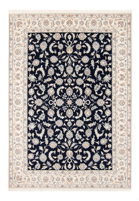 Tapis persan - Nain - 238 x 171 cm - bleu foncé