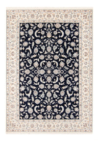 Tapis persan - Nain - 238 x 171 cm - bleu foncé