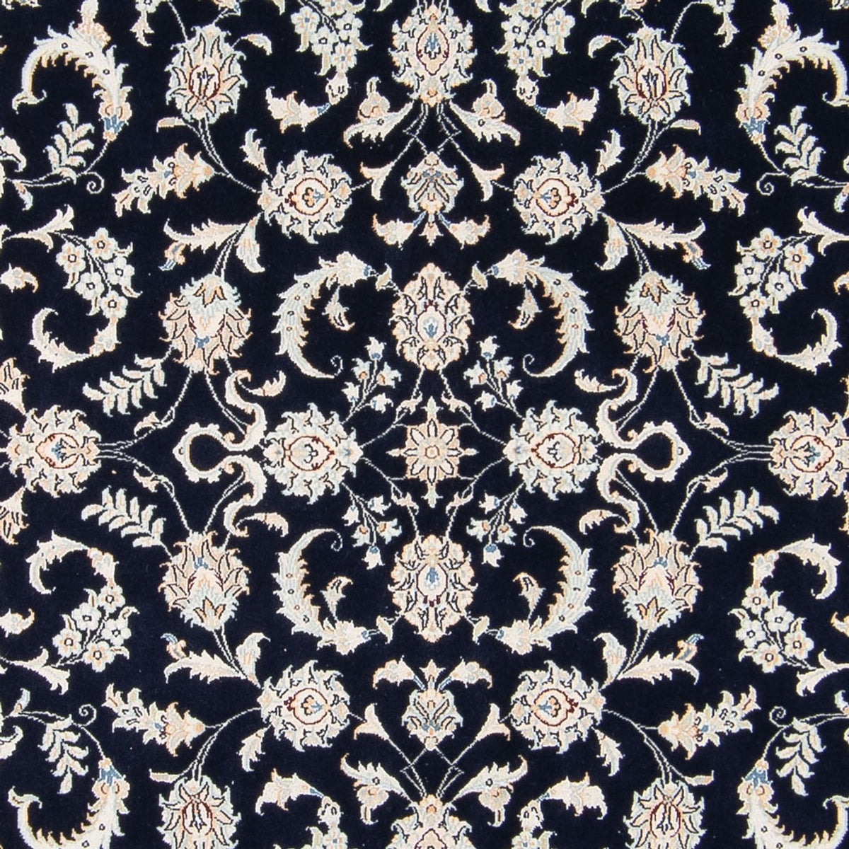 Tapis persan - Nain - 238 x 171 cm - bleu foncé