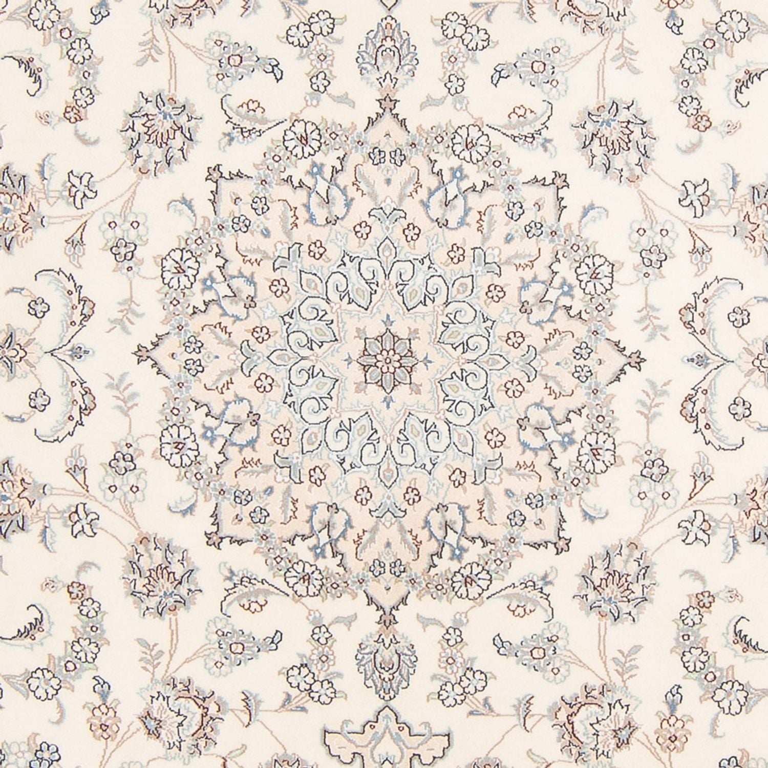 Tapis persan - Nain - 250 x 168 cm - crème