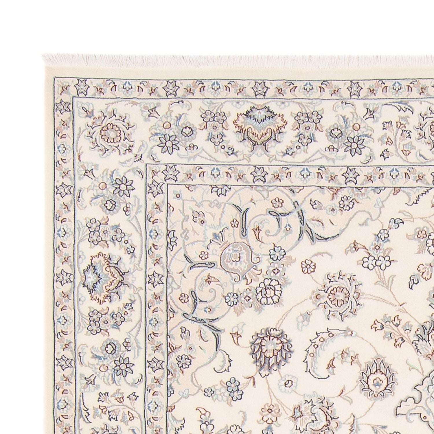 Tapis persan - Nain - 250 x 168 cm - crème