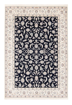 Tapis persan - Nain - 236 x 170 cm - bleu foncé