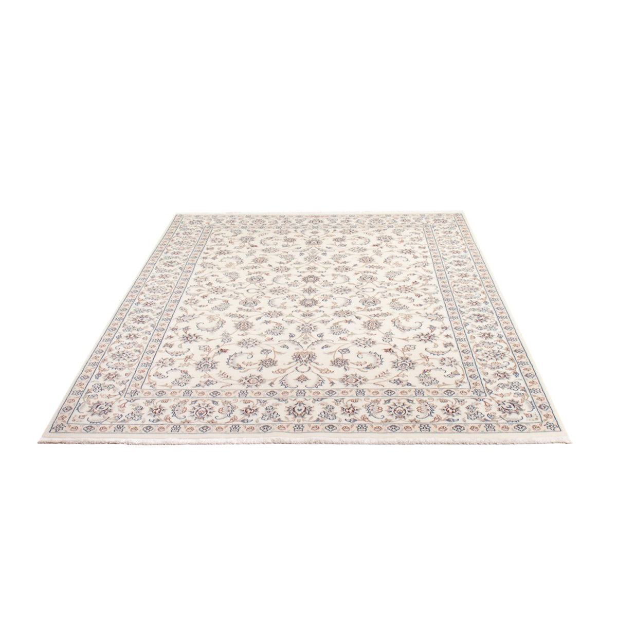 Tapis persan - Nain - 242 x 171 cm - crème