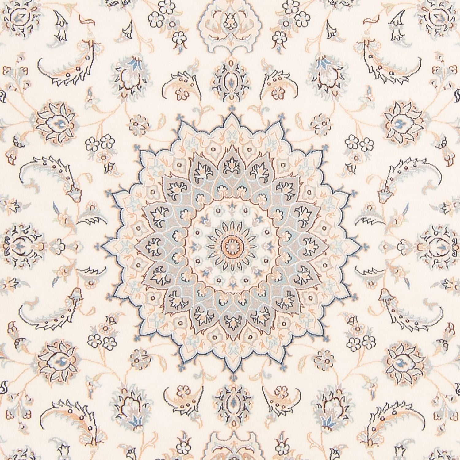 Tapis persan - Nain - 228 x 170 cm - crème