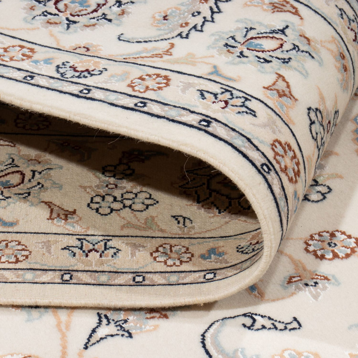 Tapis persan - Nain - 228 x 170 cm - crème