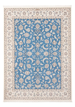 Tapis persan - Nain - Premium - 200 x 148 cm - bleu
