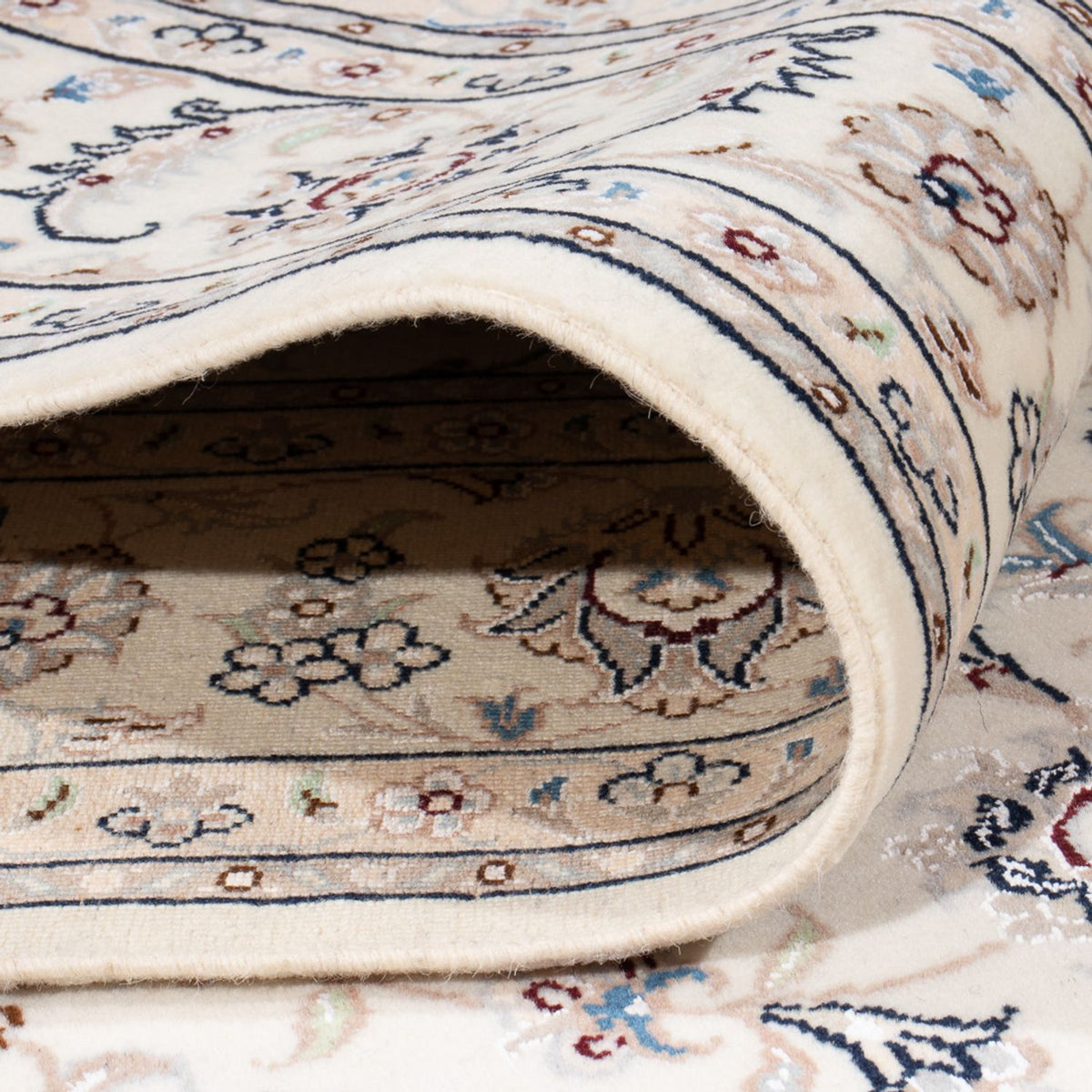 Tapis persan - Nain - Premium - 204 x 150 cm - crème