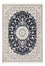Tapis persan - Nain - Premium - 206 x 150 cm - bleu foncé