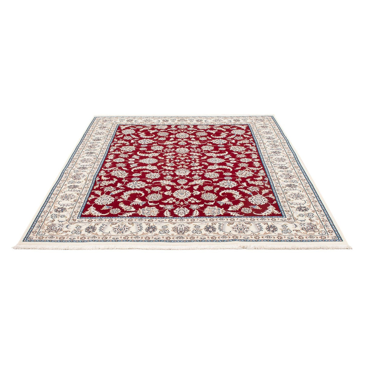 Tapis persan - Nain - Premium - 200 x 152 cm - rouge