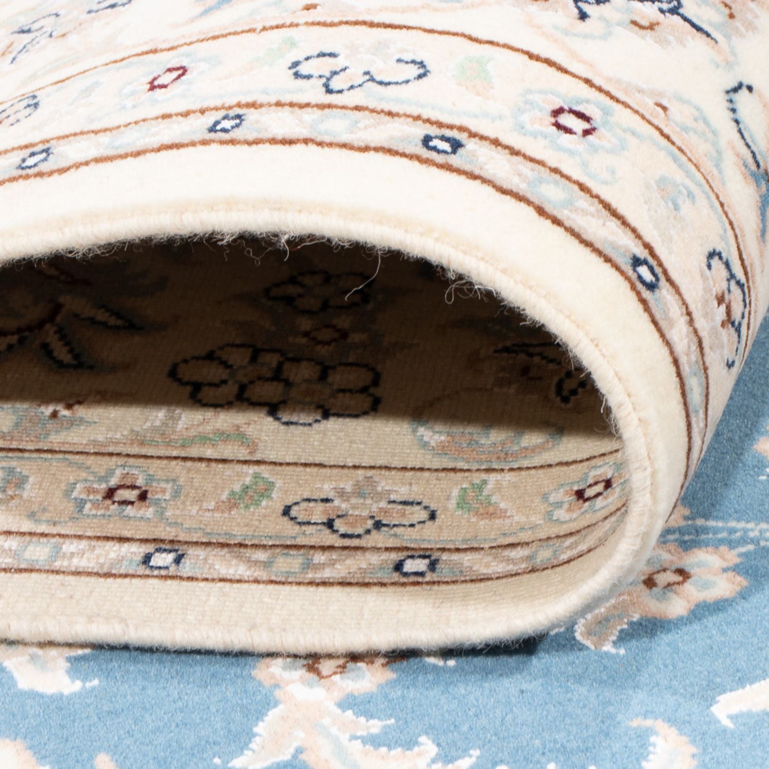 Tapis persan - Nain - Premium - 203 x 150 cm - bleu