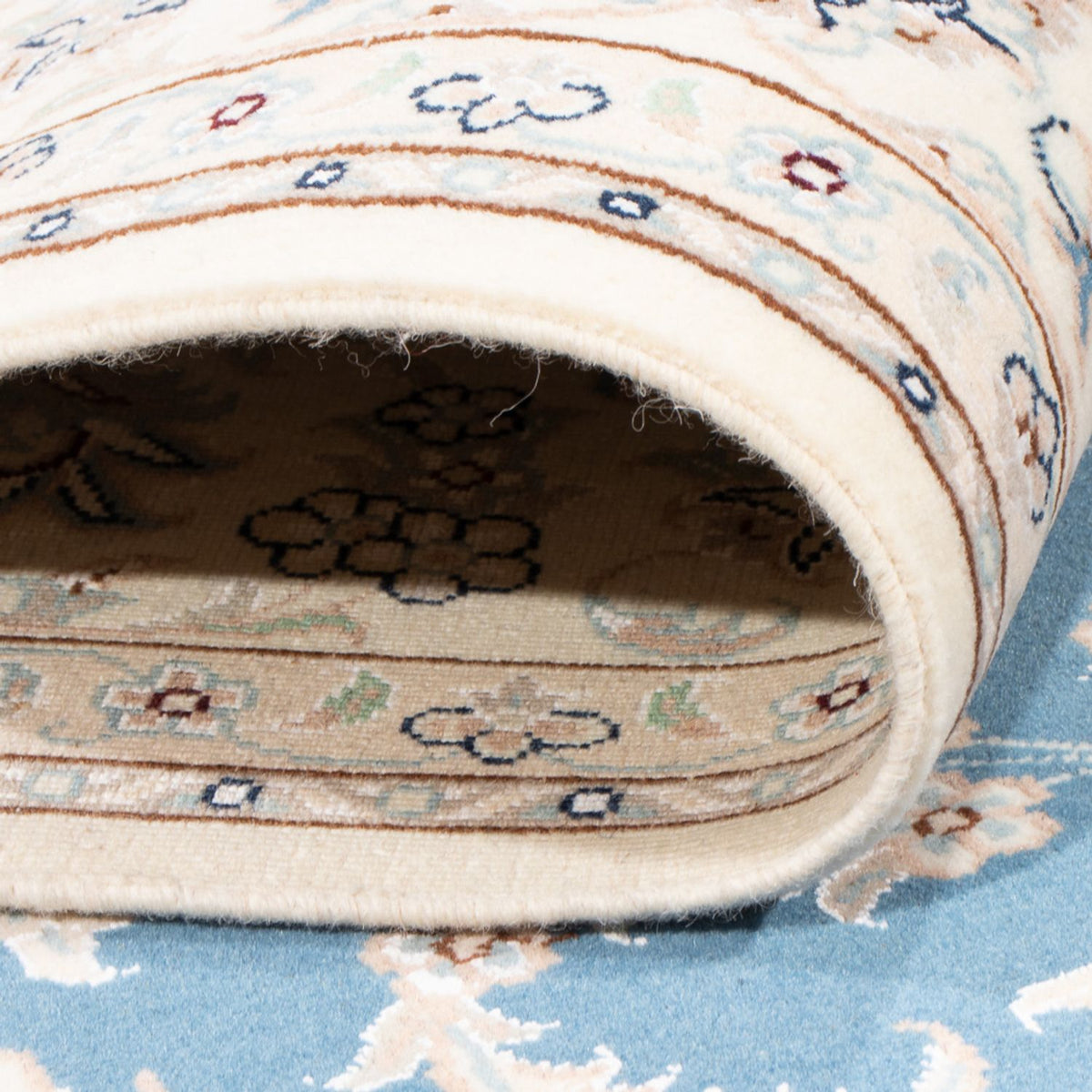 Tapis persan - Nain - Premium - 203 x 150 cm - bleu