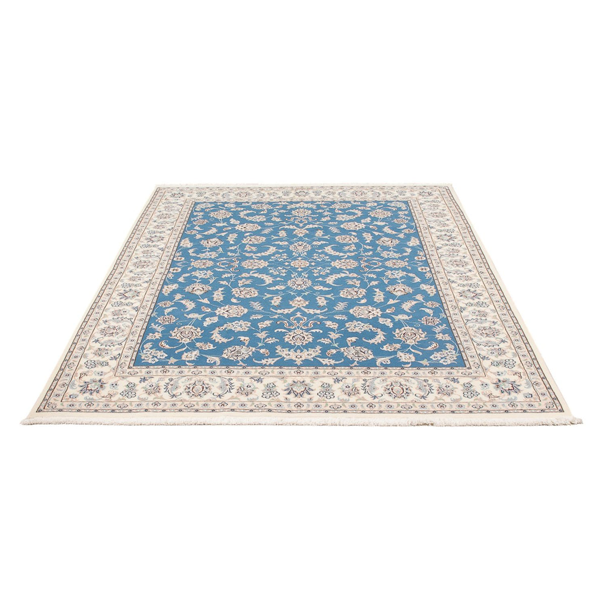 Tapis persan - Nain - Premium - 203 x 150 cm - bleu