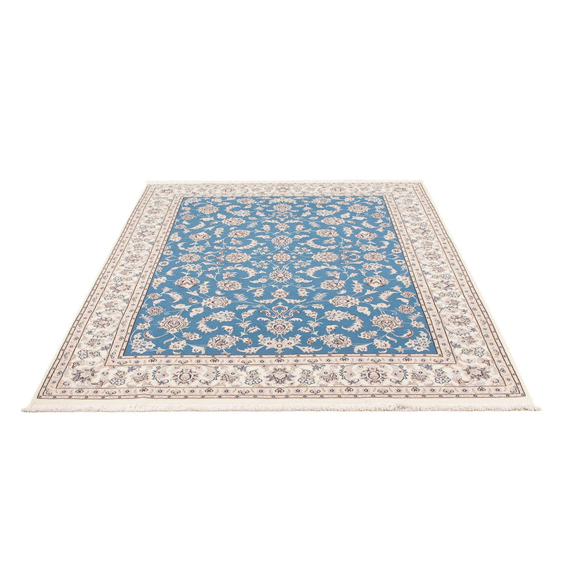 Tapis persan - Nain - Premium - 200 x 146 cm - bleu