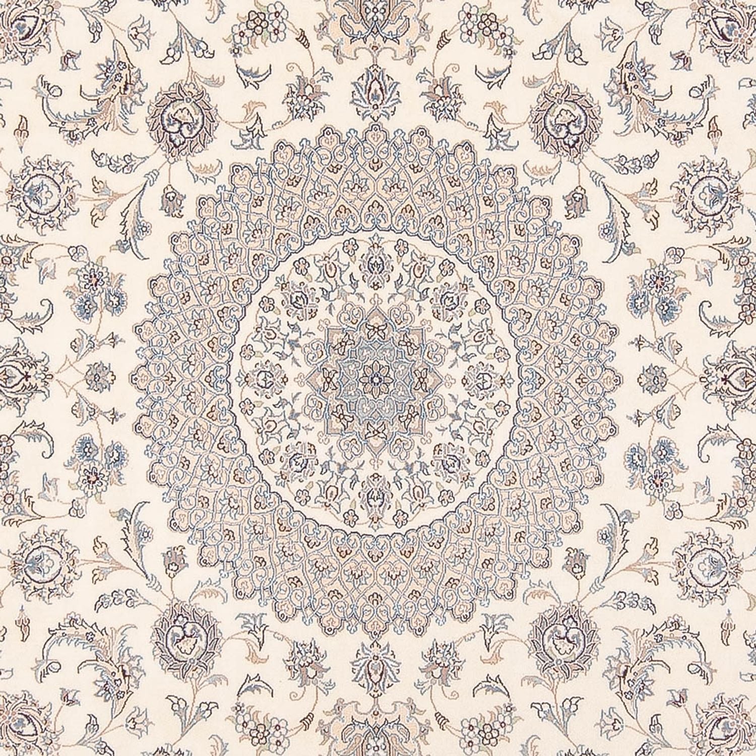 Tapis persan - Nain - Premium - 297 x 250 cm - crème