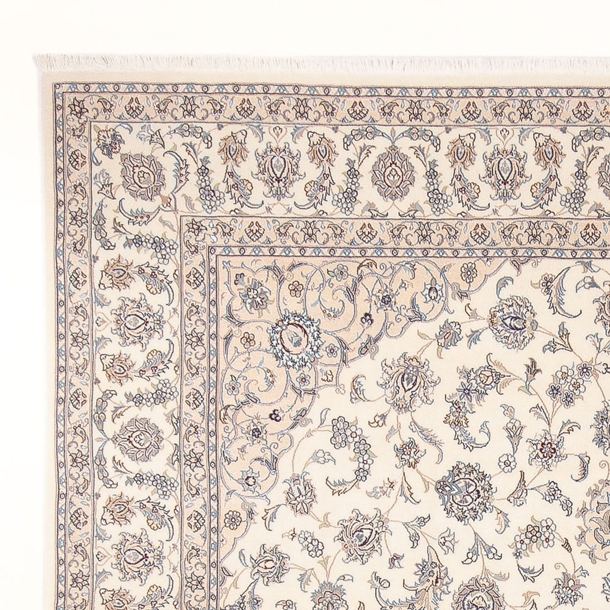 Tapis persan - Nain - Premium - 297 x 250 cm - crème