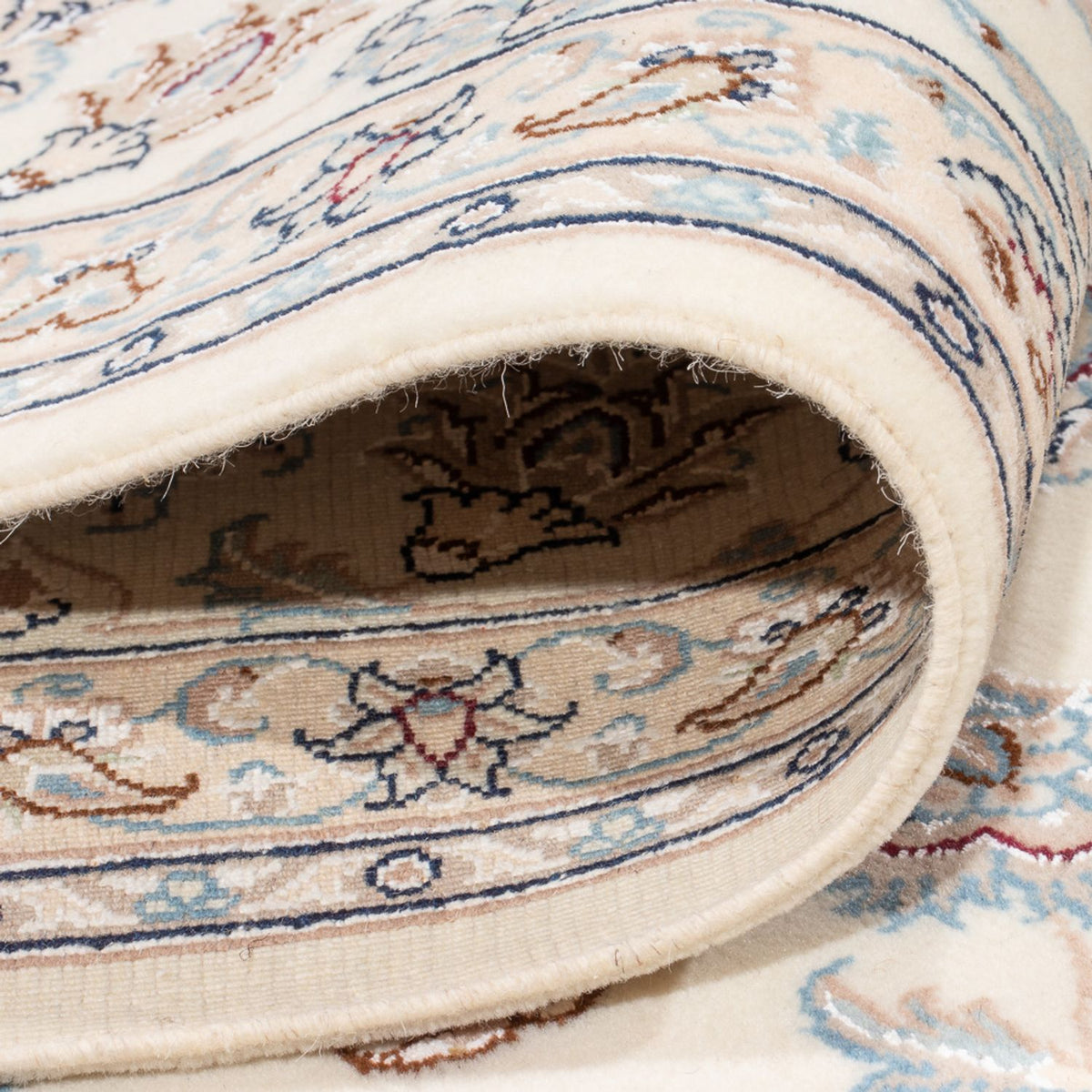 Tapis persan - Nain - Premium - 297 x 250 cm - crème