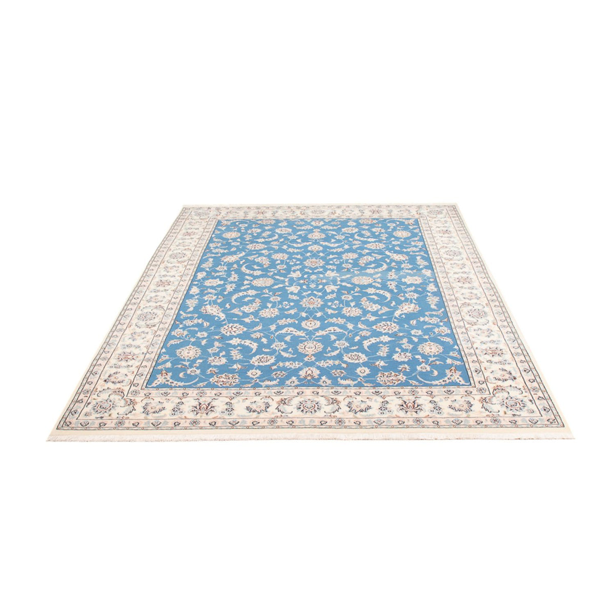 Tapis persan - Nain - 240 x 170 cm - bleu